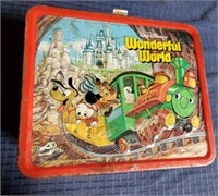 Vintage Metal Walt Disney Productions Lunch Boxes