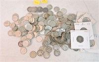Lot of 311 silver dimes