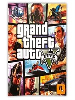 Grand Theft Auto V 16x24 inch movie poster print