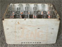 TING BEVERAGES CRATE W/ 22 TING BOTTLES