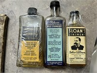 Vintage Bottles of  Medicine