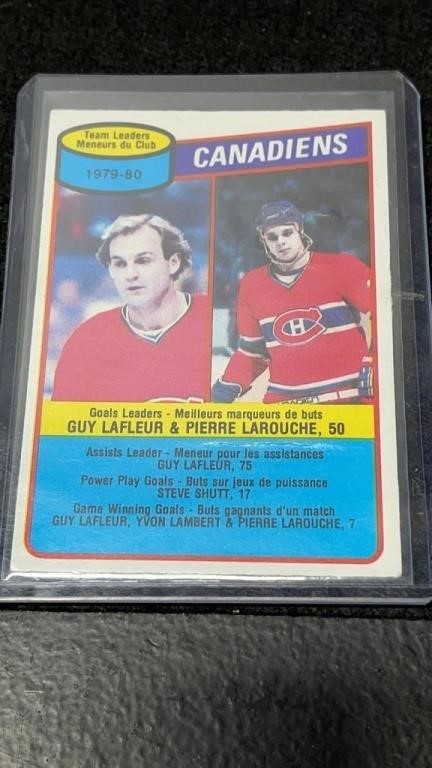 1980-81 Guy Lefleur Rookie Card