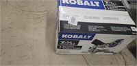 Kobalt 7 3/4 inch miter saw.