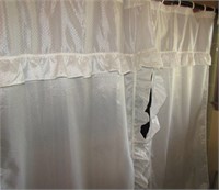 White Shower Curtain