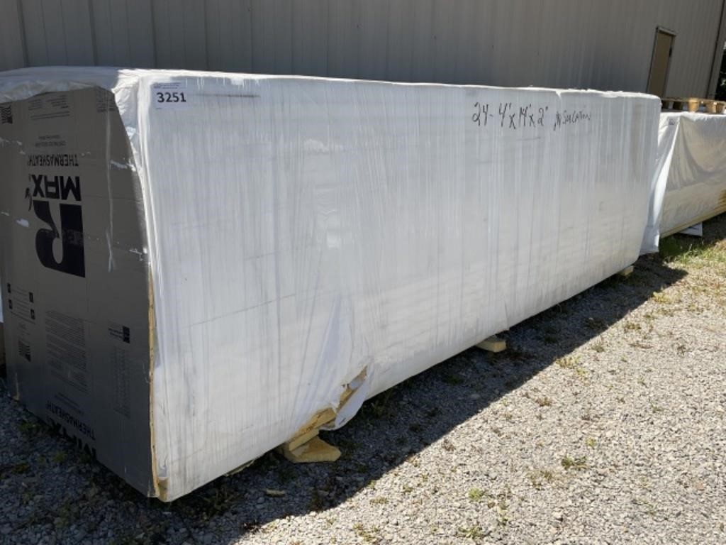 Pallet of 4' x 14' x 2" Insulation Boards