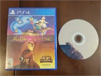PS4 ALADDIN/LION KING VIDEO GAME