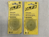 10 OLFA 45mm rotary blades