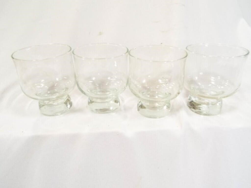 (4) Vintage Whiskey/ Alcohol Glasses