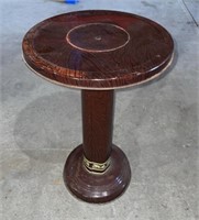 Vintage Tin Plant Stand (13"diam x 19"H) *LYS
