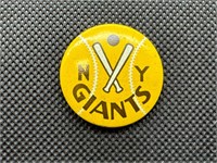 1950s MLB Pin Back Button N.Y. Giants