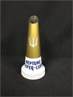 Neptune Superlube oil bottle tin top