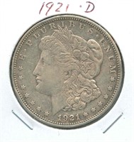 1921-D Morgan Silver Dollar