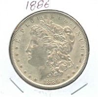 1886 Morgan Silver Dollar