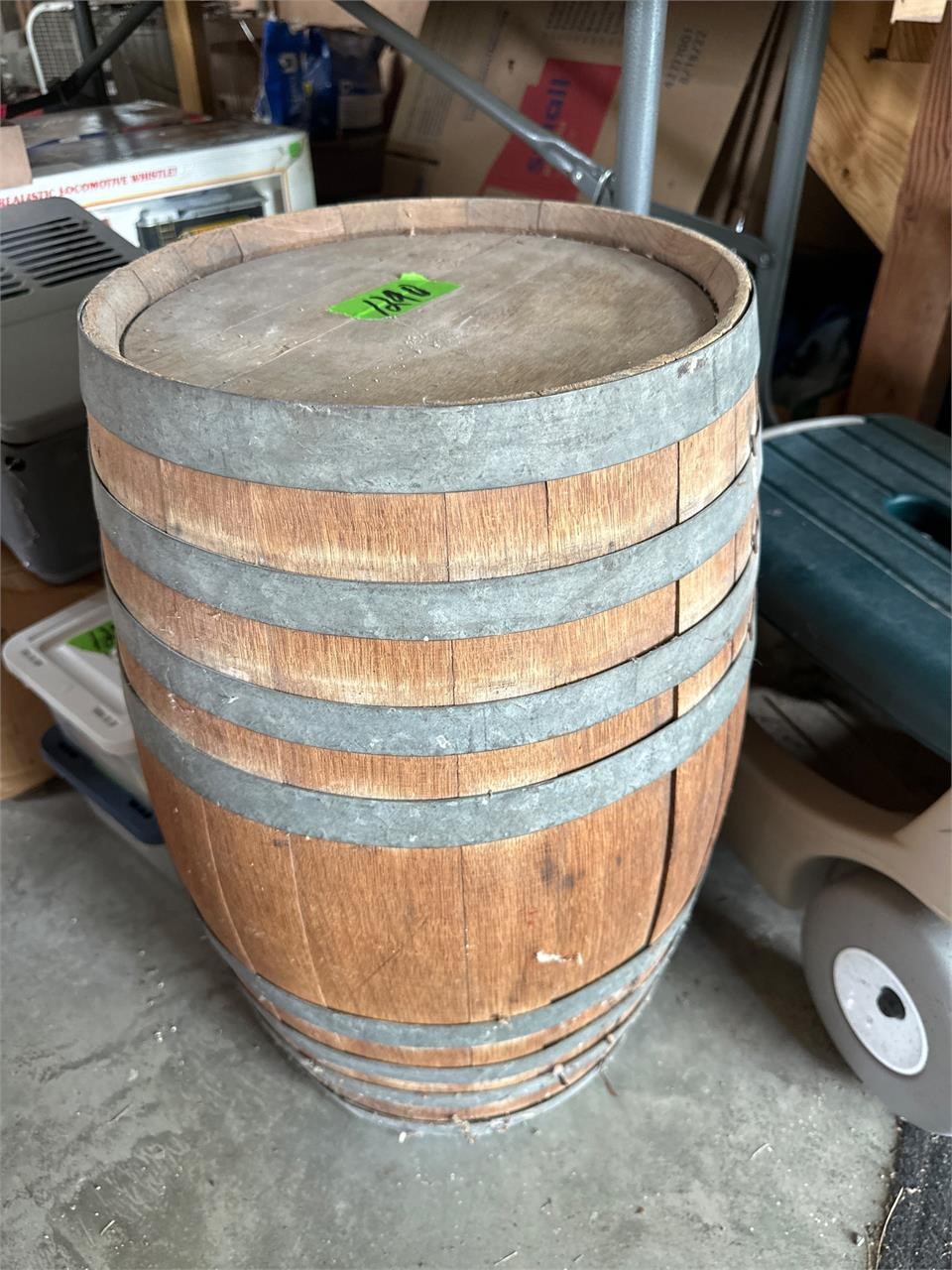 Whiskey Barrel wood 22”