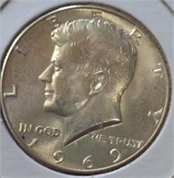 Silver uncirculated 1969d Kennedy half dollar