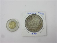 Dollar Canada 1949 silver