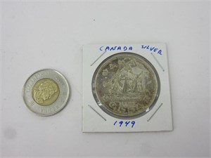 Dollar Canada 1949 silver