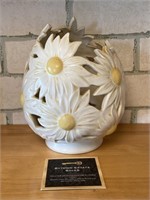 Ceramic Daisy Decorative Candle Holder