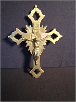 LARGE BRASS CRUCIFIX