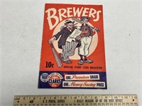 1946 Milwaukee Brewers Program