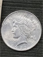1923 US Peace silver dollar Philadelphia