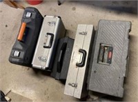 GROUP LOT: 5 PC ASSORTED TOOL BOXES