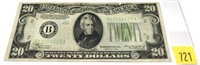 $20 Federal Reserve note, series of 1934