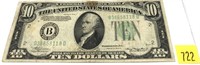 $10 Federal Reserve note series of 1934A