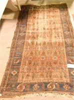 Lot #717 - Antique oriental area rug. Measures