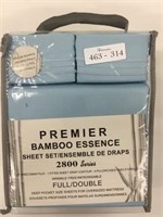 New Premier Bamboo Full/Double 6pc Sheets Set