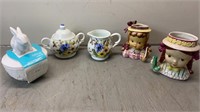 China Sugar Creamer Vases & measuring Cups