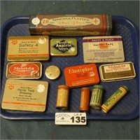 Various Medical Tins