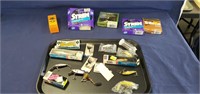 Assortment of Fishing Lures and Fishing Line,