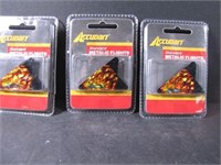 Accudart Standard Metallic Flights - 3 Pkgs of 3