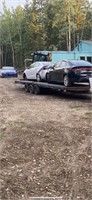 Triple axle tilt trailer