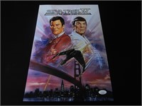 WILLIAM SHATNER SIGNED 11X17 PHOTO JSA COA