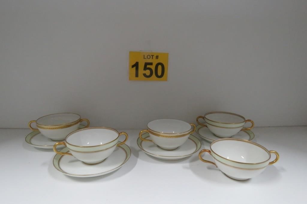 Vintage Limoges Cups & Saucers