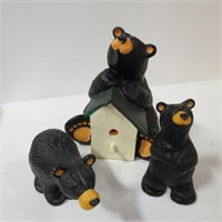 BearFoots "Matty", "Boyd" & "Gabe" Figurines