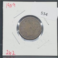 1909 V Nickel