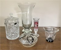 Crystal, Sarreguemines and Glassware