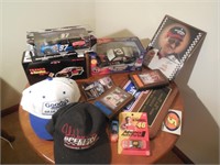 Nascar Die Cast Cars, Hats, Pictures etc