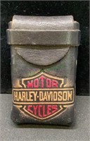 Harley Davidson cigarette and lighter case   1733