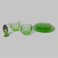 COLLECTION OF URANIUM GLASS