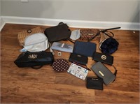 Lot of purses, wallets & bags