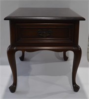 Solid Mahogany Gibbard Side Table 22.5"h x 26"w