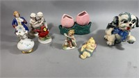 Figurines and Planters Lot