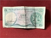 THE ROYAL BANK OF SCOTLAND 1LB BILL