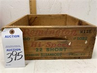 Remington Wooden Ammo Crate #1022