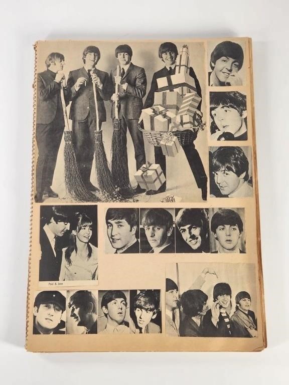 VINTAGE THE BEATLES SCRAPBOOK