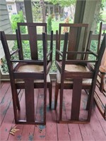 (4) Padded Dining Chairs